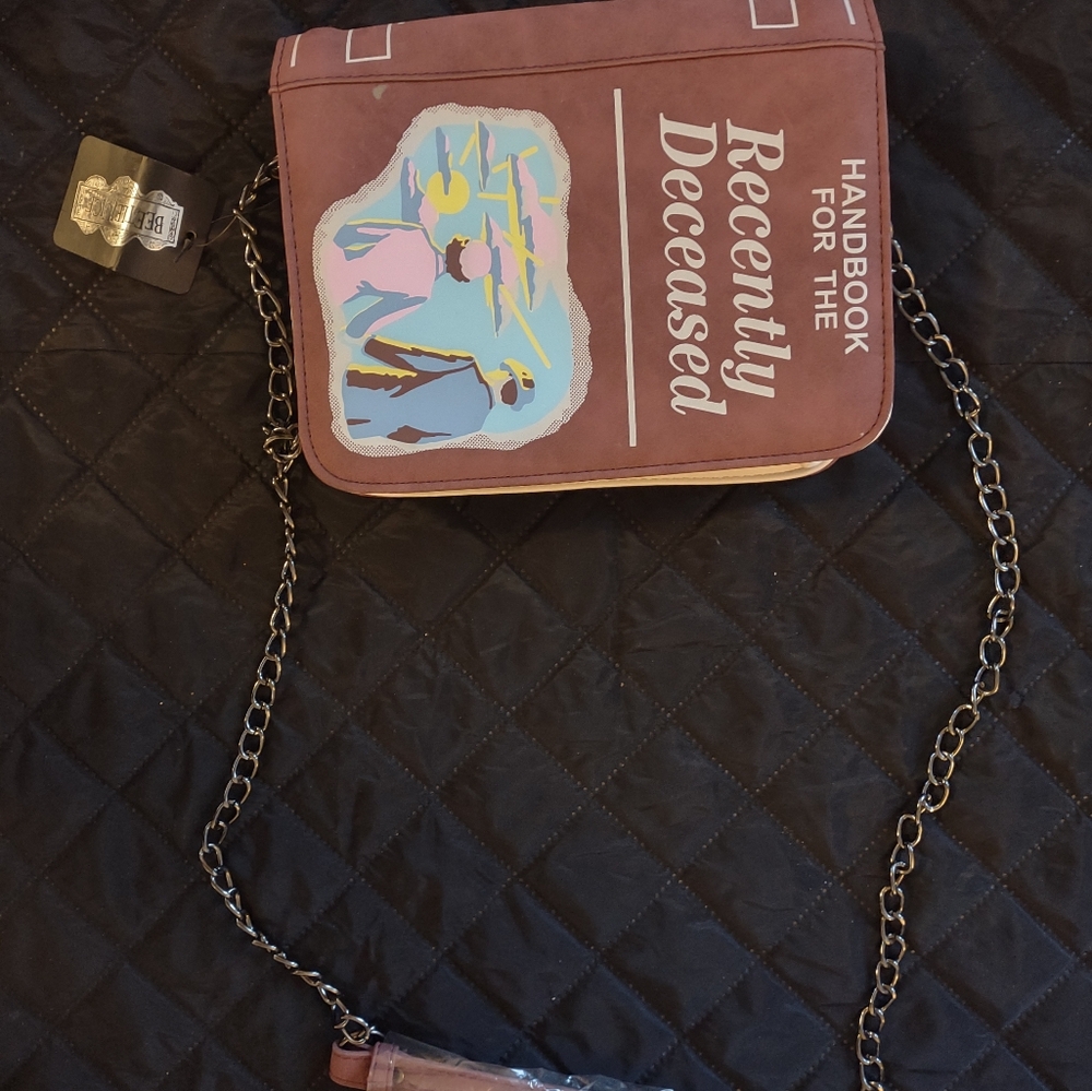 Handbook for the recently deceased bag purse